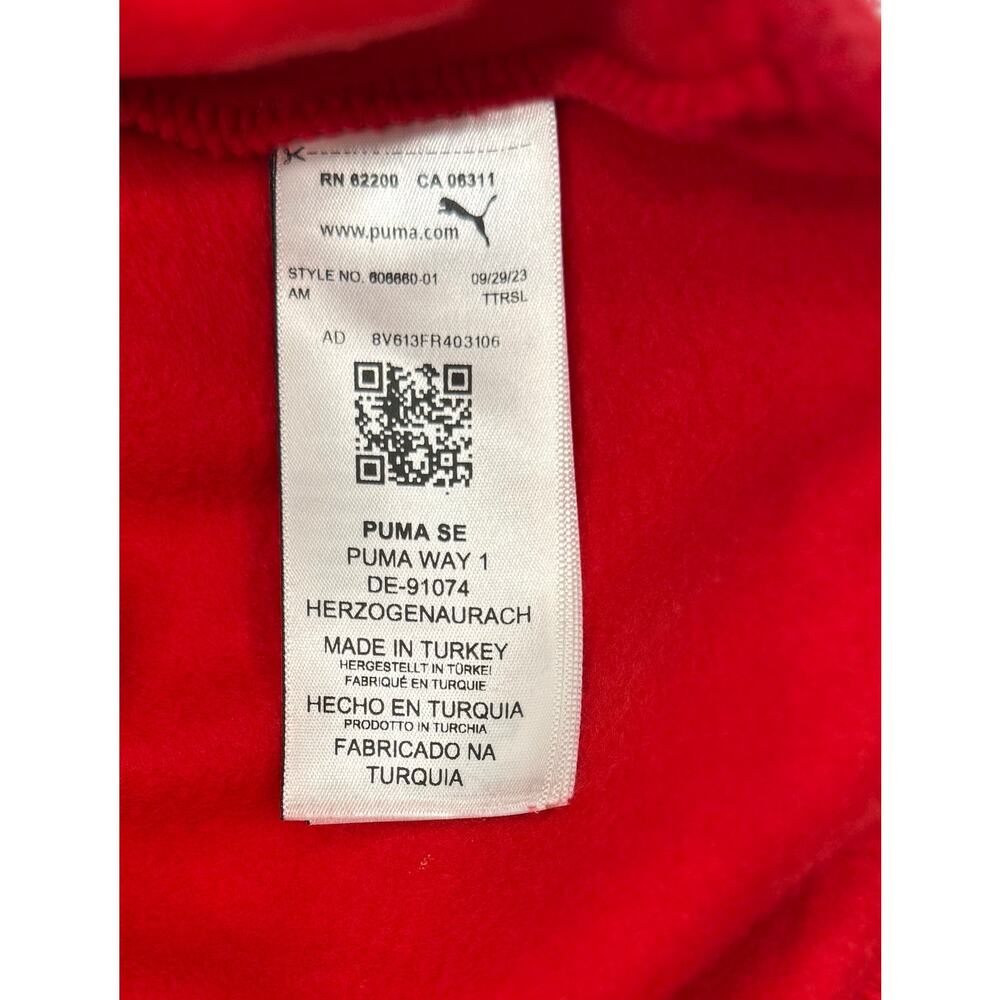 PUMA Formula 1 Las Vegas Grand Prix Red Half Zip Pullover Size Large - Picture 8 of 10